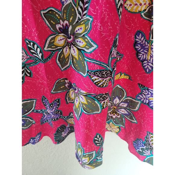 Loft Women's Pink Floral Print Dress size Medium #14 - Picture 5 of 5